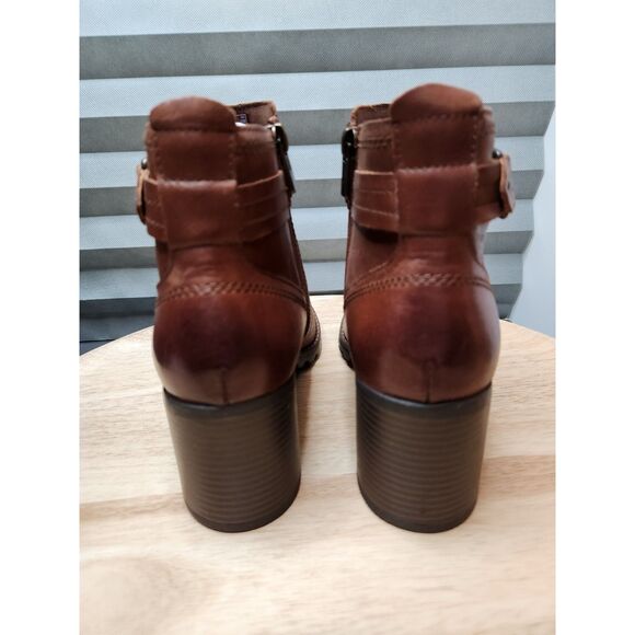 Clarks Leda Strap Side-Zip Boots – Women’s Size 9.5 Mahogany Side-Zip Boot - Picture 5 of 12